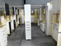 Hochschrank Hochglanz Weiß – Badmöbel - Bild 4