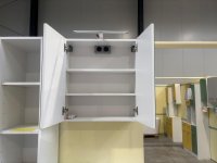 Spiegelschrank mit LED-Beleuchtung 60 cm weiß - Bild 2