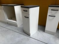 Küchenunterschrank weiß matt mit Arbeitsplatte - Bild 1