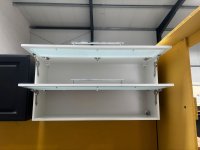 110 cm Klapp-Hängeschrank Küchenschrank weiß matt - Bild 3