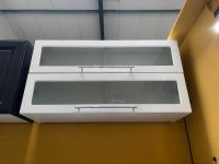 110 cm Klapp-Hängeschrank Küchenschrank weiß matt - Bild 4