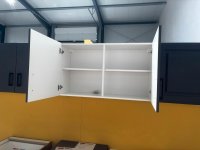 Küchenhängeschrank 100 cm in Grafit/Grau matt - Bild 2
