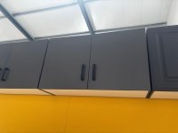 Küchenhängeschrank 100 cm in Grafit/Grau matt - Bild 5