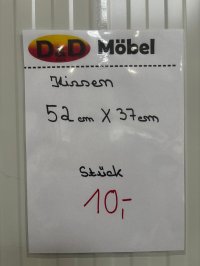 Gartenkissen grau - wasser- und UV-beständig - Bild 2