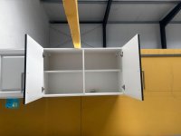 Küchen-Hängeschrank 100 cm Grafit Grau MDF - Bild 2