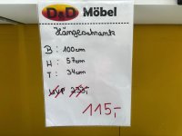 Küchen-Hängeschrank 100 cm Grafit Grau MDF - Bild 3