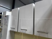 Bad-Hängeschrank Weiß Hochglanz 40x64 cm - Bild 1