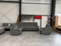 Ecksofa mit Sessel & 8-fach Kopfverstellung, grün - Bild 6