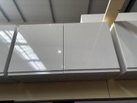 Küchenhängeschrank 100 cm Weiß Hochglanz - Bild 4