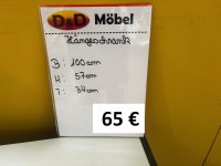 Küchenhängeschrank 100 cm in Grafit/Wotaneiche - Bild 3