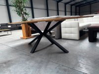 Esstisch oval 240x100 cm Eiche massiv - Bild 5