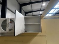 Küchen-Hängeschrank 60 cm Eiche Sonoma / Schwarz Hochglanz - Bild 2
