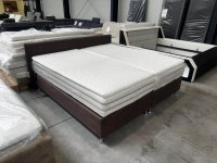 Elektro-Boxspringbett 200×200 cm H3 mit 2 Toppern - Bild 1