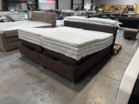 Elektro-Boxspringbett 200×200 cm H3 mit 2 Toppern - Bild 5