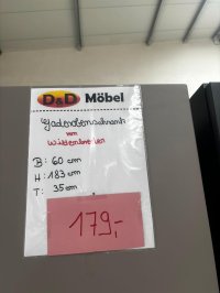 Hänge-Garderobenschrank Flurmöbel Softclose - Bild 3