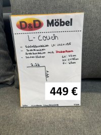 ⭐ Ecksofa mit Federkern & Schlaffunktion - Einzelstück ⭐ - Bild 4