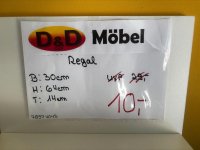 Badregal hängend – Weiß – 30x64x14 cm - Bild 2