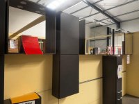 Hänge-Midischrank grau matt – Badmöbel - Bild 1