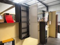 Hänge-Midischrank grau matt – Badmöbel - Bild 2