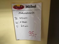 Hänge-Midischrank grau matt – Badmöbel - Bild 3