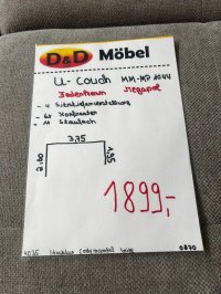 Megapol U-Wohnlandschaft mit Federkern - Bild 3