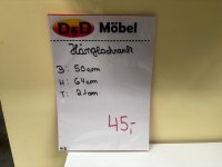 Hängeschrank Weiß Hochglanz – Badmöbel - Bild 3