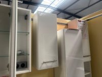 Hängeschrank Weiß Hochglanz – Badmöbel - Bild 1