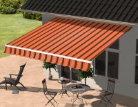 Gelenkarm-Markise 195x150 cm orange-braun - Bild 2