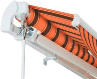 Gelenkarm-Markise 195x150 cm orange-braun - Bild 3