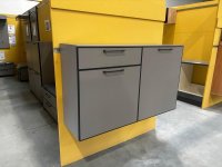 Voss Möbel Hänge-Schuhschrank Kommode Grau matt - Bild 1
