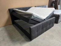 Boxspringbett 180x200 cm mit 2 Bettkästen & Topper - Bild 5