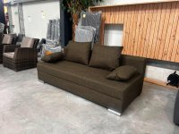 Schlafsofa mit Federkern & Bettkasten Grün (Einzelstück) - Bild 7
