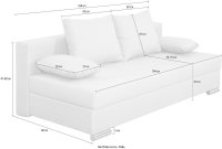 Schlafsofa mit Federkern & Bettkasten Grün (Einzelstück) - Bild 8