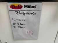 Hängeschrank Wotan-Eiche/Weiß 50 cm NEUWARE - Bild 3