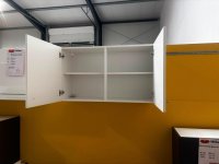 Hängeschrank HG 100 cm Weiß Hochglanz Neuware - Bild 2