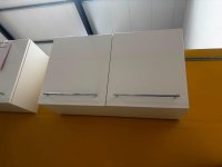 Hängeschrank HG 100 cm Weiß Hochglanz Neuware - Bild 4