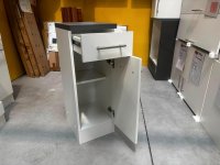 Küchenunterschrank 30 cm Weiß Matt mit Arbeitsplatte - Bild 2