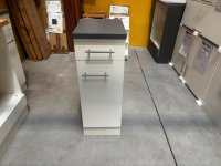 Küchenunterschrank 30 cm Weiß Matt mit Arbeitsplatte - Bild 4