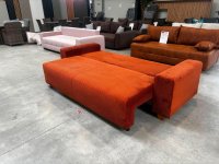 Schlafsofa mit Bettkasten & Federkern Terracotta - Bild 3