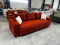 Schlafsofa mit Bettkasten & Federkern Terracotta - Bild 7