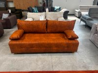 Schlafsofa Federkern mit Bettkasten Cognac - Bild 6