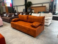 Schlafsofa Federkern mit Bettkasten Cognac - Bild 7