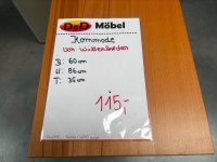 Wittenbreder Kommode B-Ware mit Softclose beige/gelb Buche - Bild 3