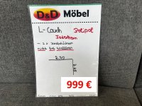 Polipol Ecksofa mit Federkern – Grau (Einzelstück) - Bild 2