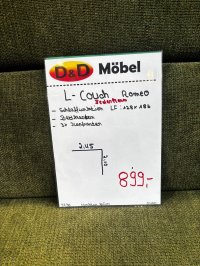 Ecksofa mit Schlaffunktion & Bettkasten – Grün (Einzelstück) - Bild 3