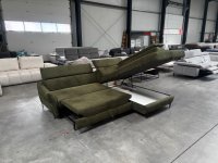 Ecksofa mit Schlaffunktion & Bettkasten – Grün (Einzelstück) - Bild 4