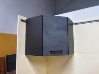 Küchen-Eckhängeschrank Anthrazit/Beton 60x57x60 cm - Bild 1