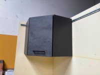 Küchen-Eckhängeschrank Anthrazit/Beton 60x57x60 cm - Bild 4