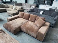 Ecksofa mit Schlaffunktion & Bettkasten – Cord Cappuccino - Bild 5