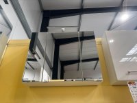 Badspiegelschrank 80 cm mit LED-Lampe & Steckdose - Bild 4